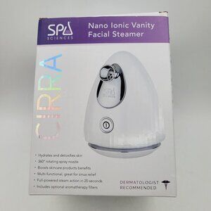 Spa Sciences CIRRA Nano Ionic Vanity Facial Steamer with Optional Aromatherapy